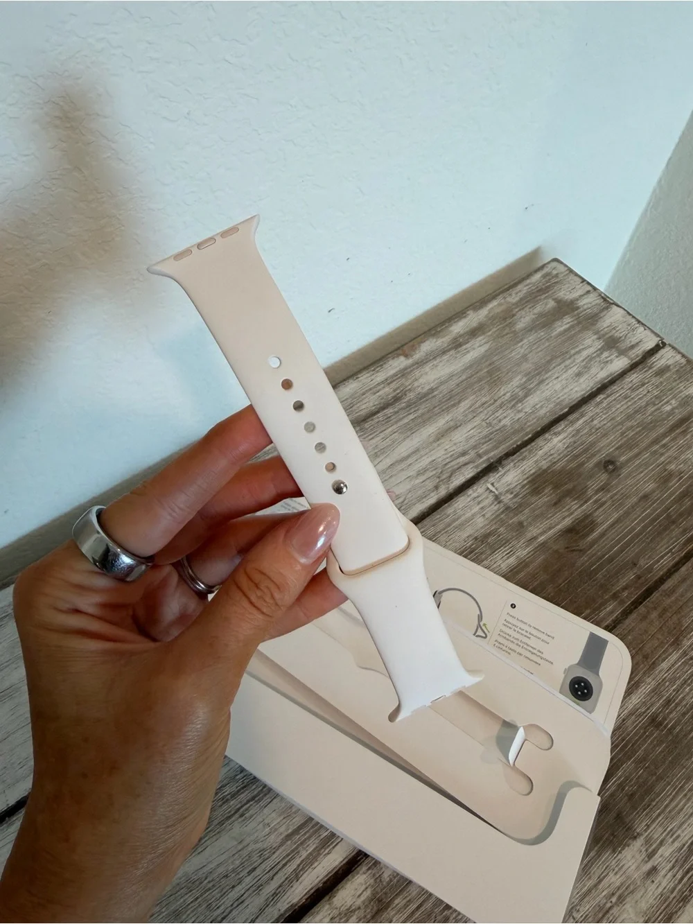 Apple watch band - 46mm small medium, light blush